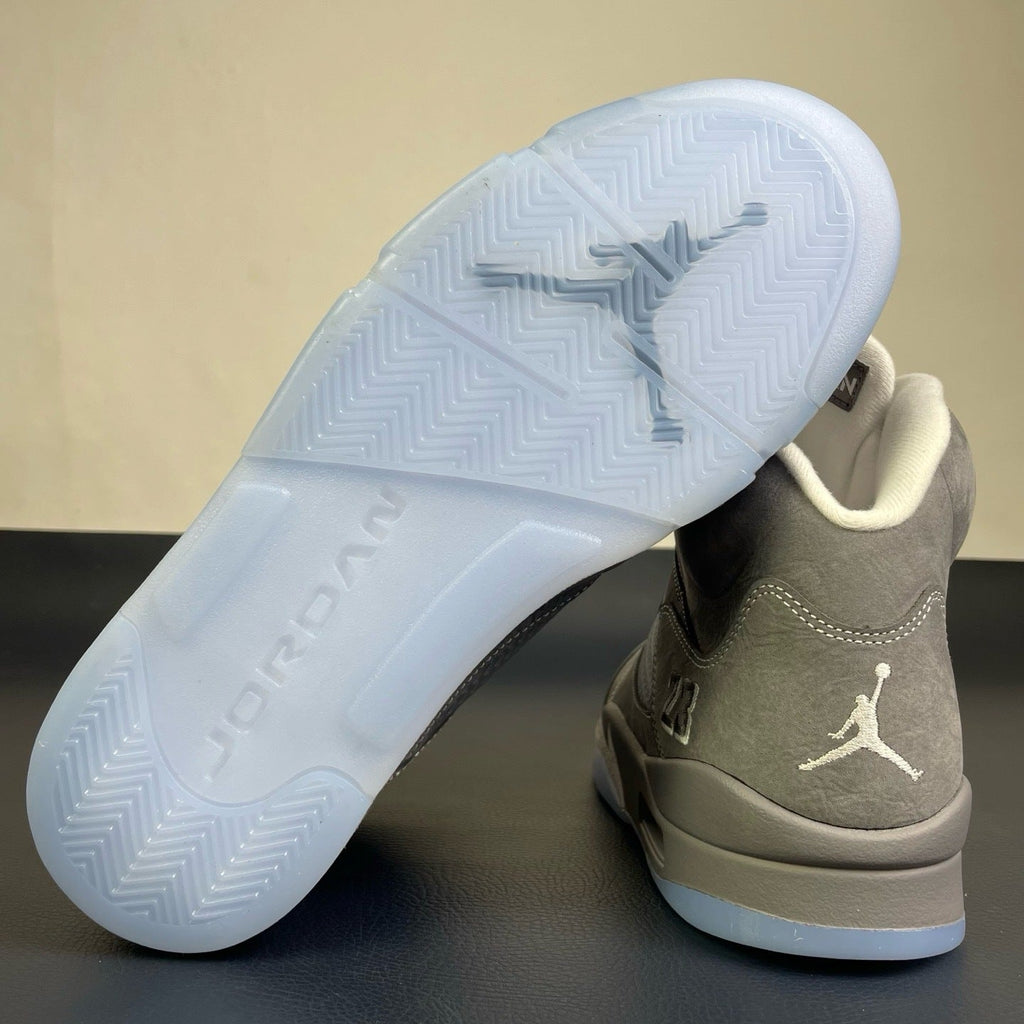 Air Jordan 5 Wolf Grey - side profile pair view