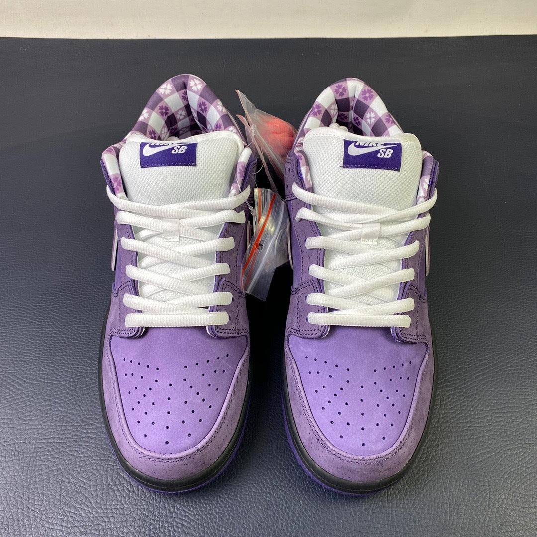 Concepts x Nike SB Dunk Low Purple Lobster - Front view