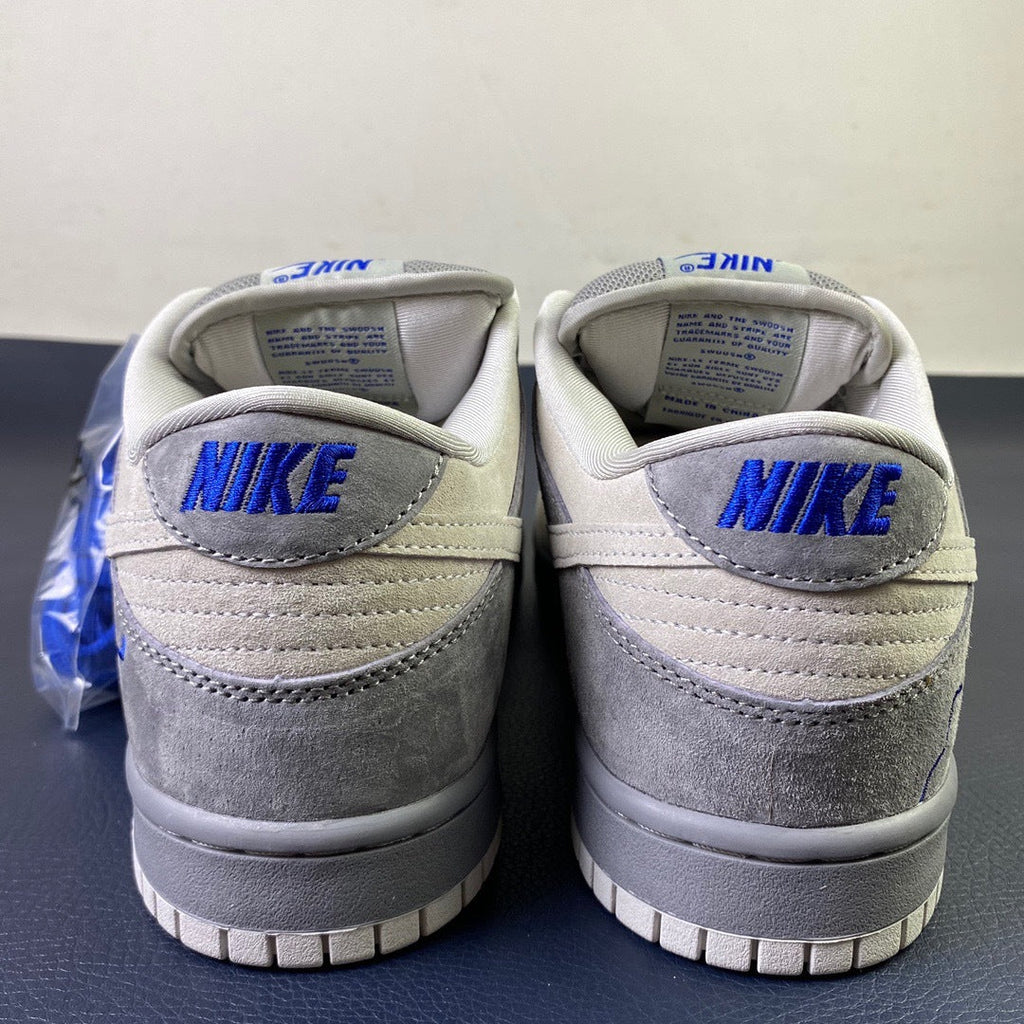 Nike SB Dunk Low Grey Blue - Lateral side view