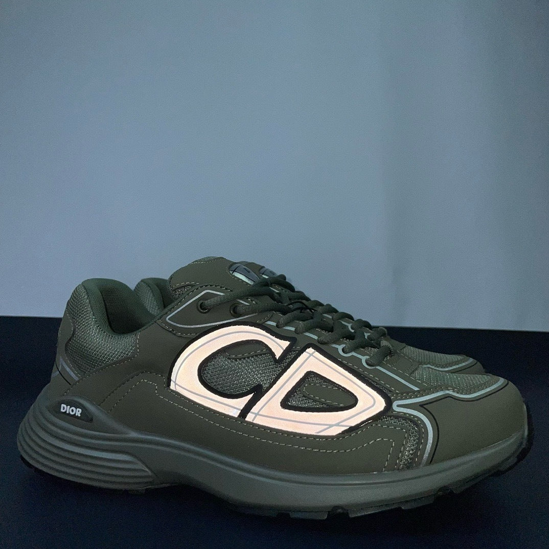 Dior B30 Sneaker Khaki - Side View
