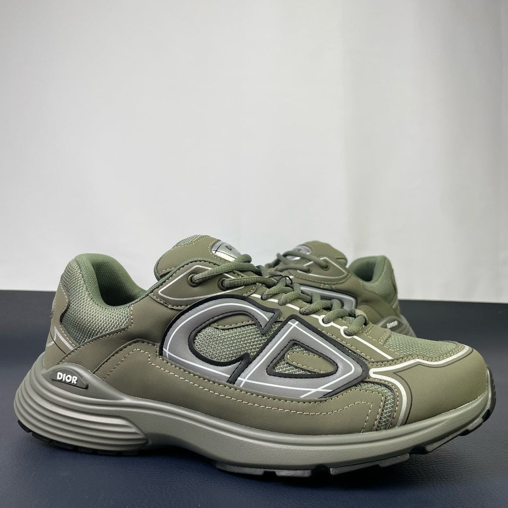 Dior B30 Sneaker Khaki - Pair Side View 2