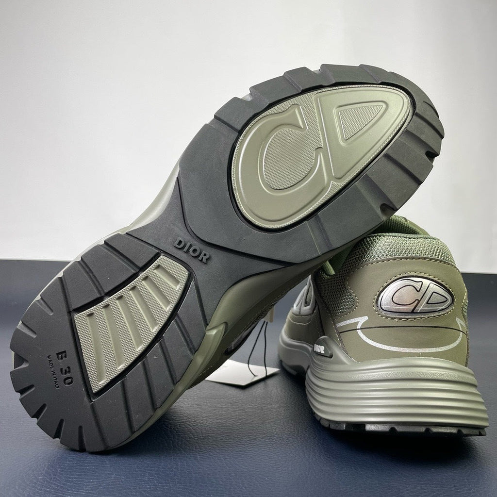 Dior B30 Sneaker Khaki - Heel View