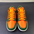 Nike Dunk Low Miami Hurricanes - Side view pair