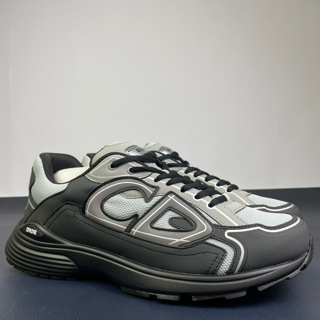 Dior B30 Sneaker Grey Black - Pair Side View