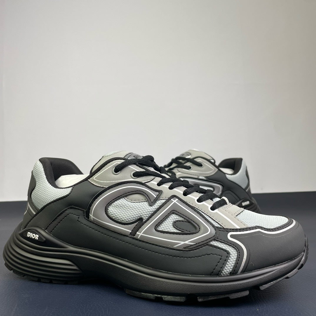 Dior B30 Sneaker Grey Black - Front View