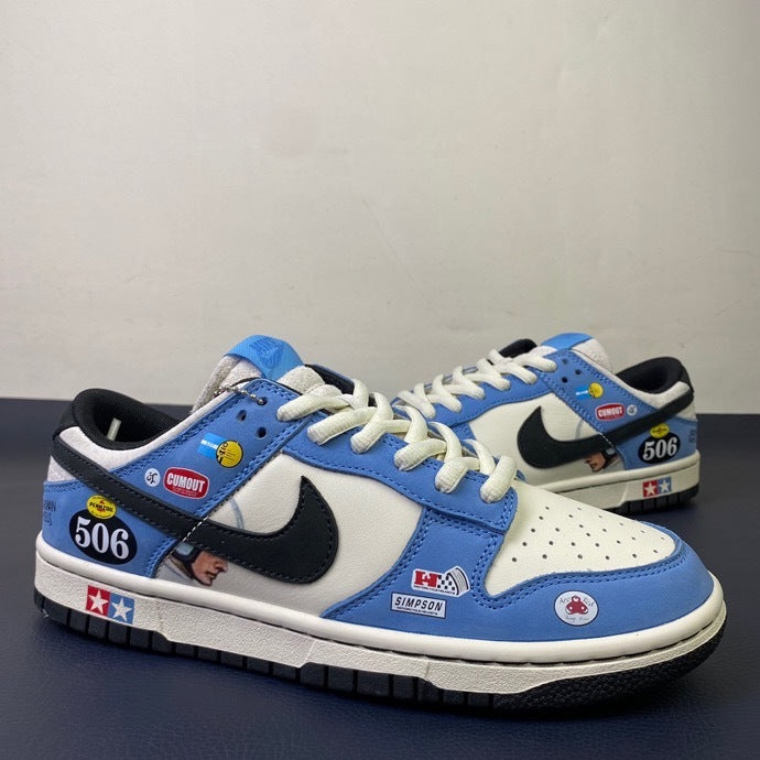Nike Dunk Low Racing Sticker Pack - Front View