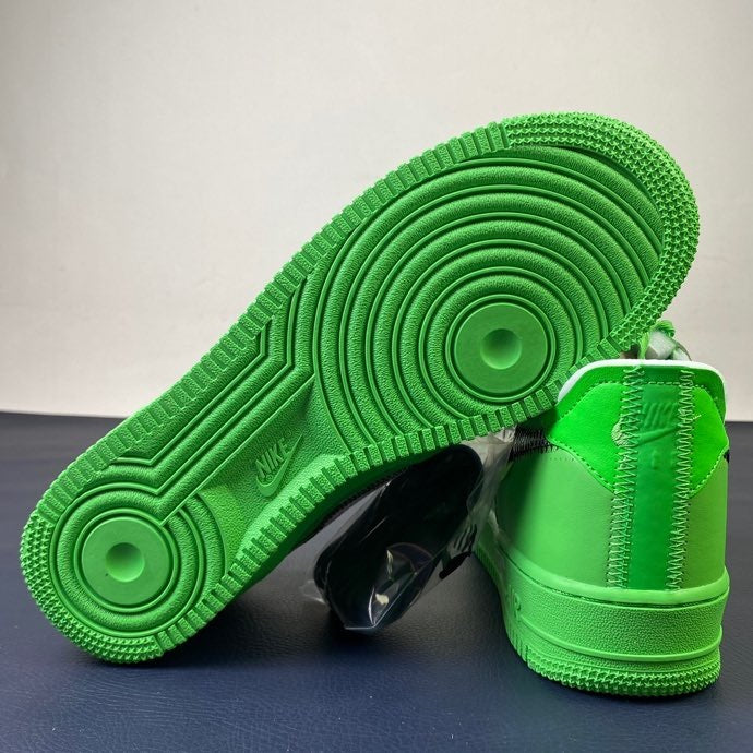 Louis Vuitton x Nike Air Force 1 Low Light Green Spark - Sole View