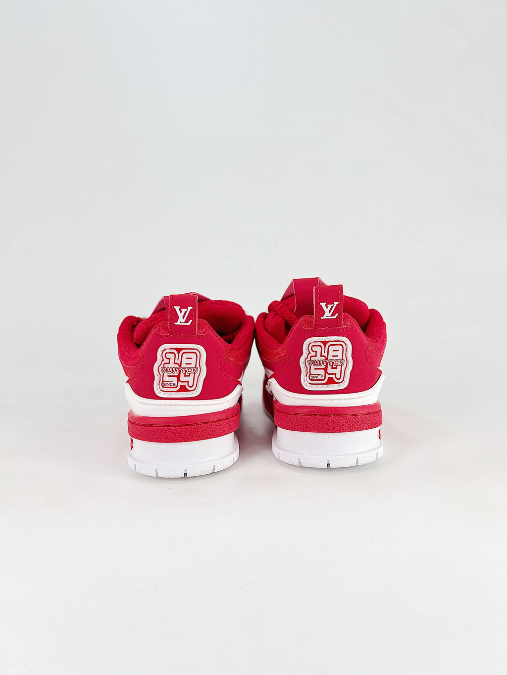 LV Skate Sneaker Red White - Outsole view