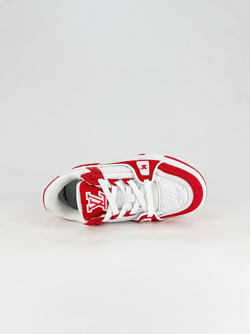 LV Trainer Maxi Red White - Side pair view
