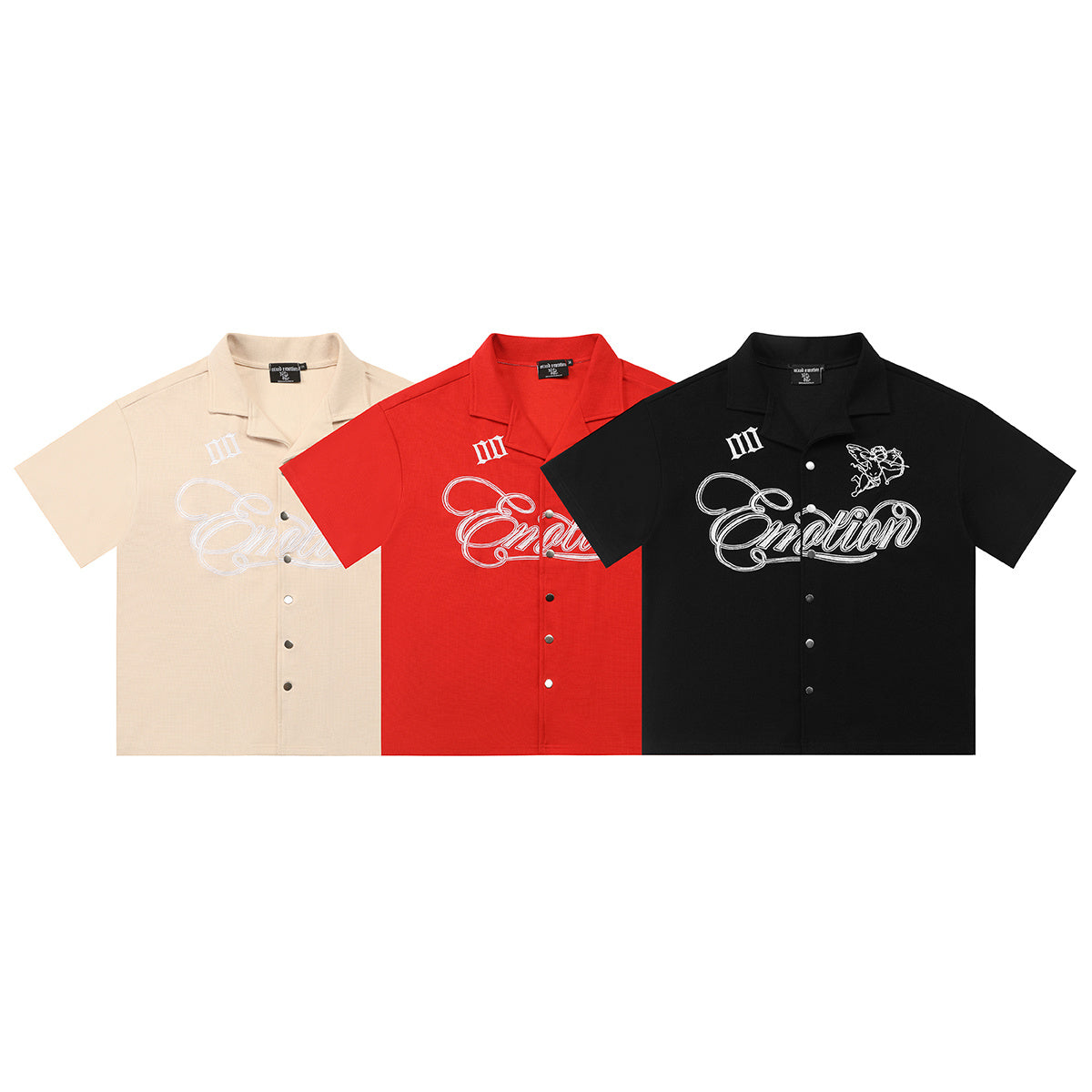 MIXED EMOTIONS - BUTTON UP T-SHIRT