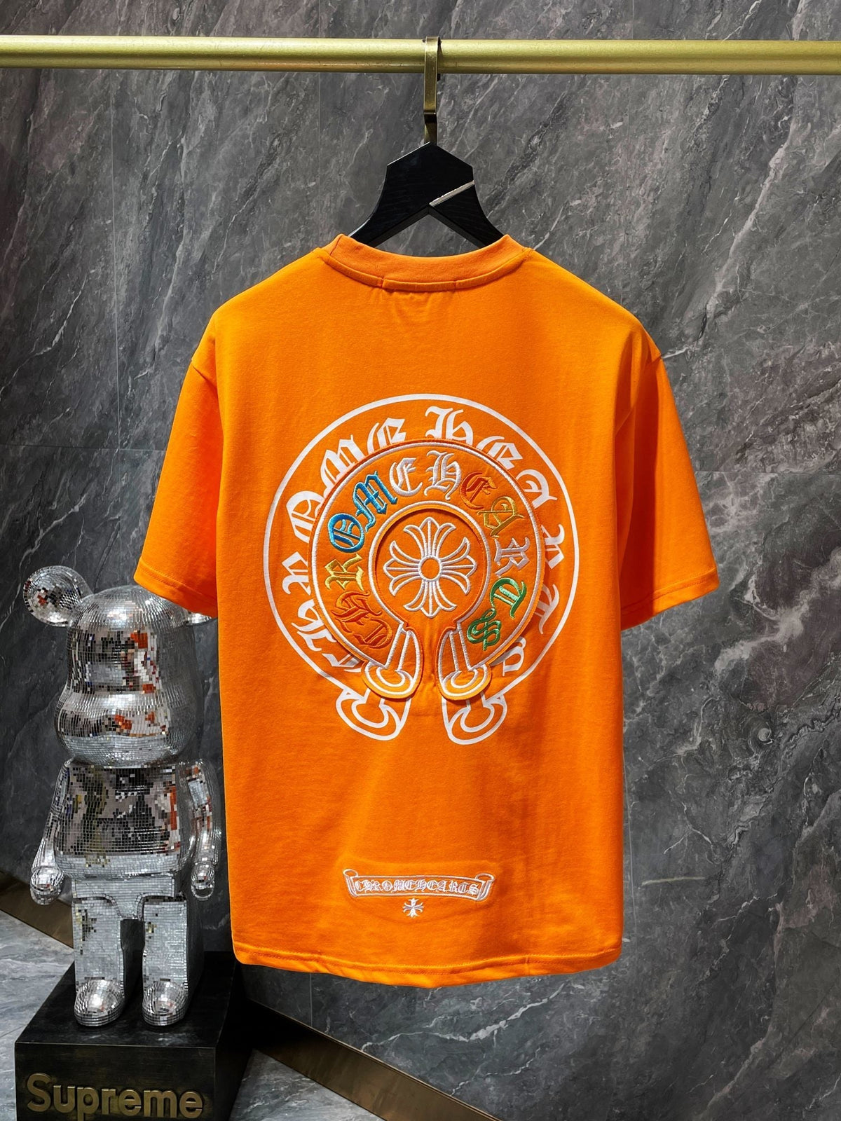 Chrome Hearts Multicolor Horseshoe Embroidered Tee