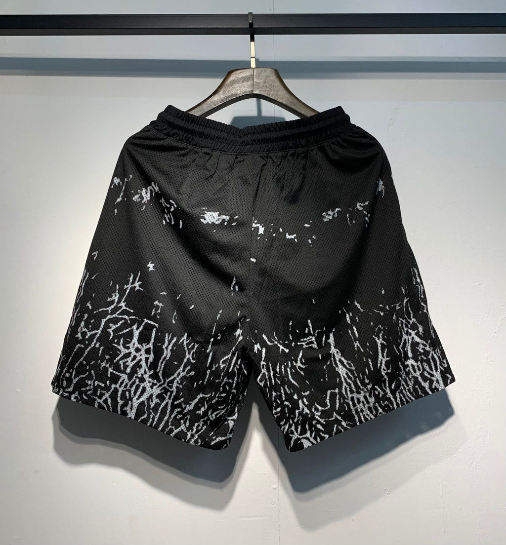 Amiri 001 Mesh Tee - Logo Detail White & Black