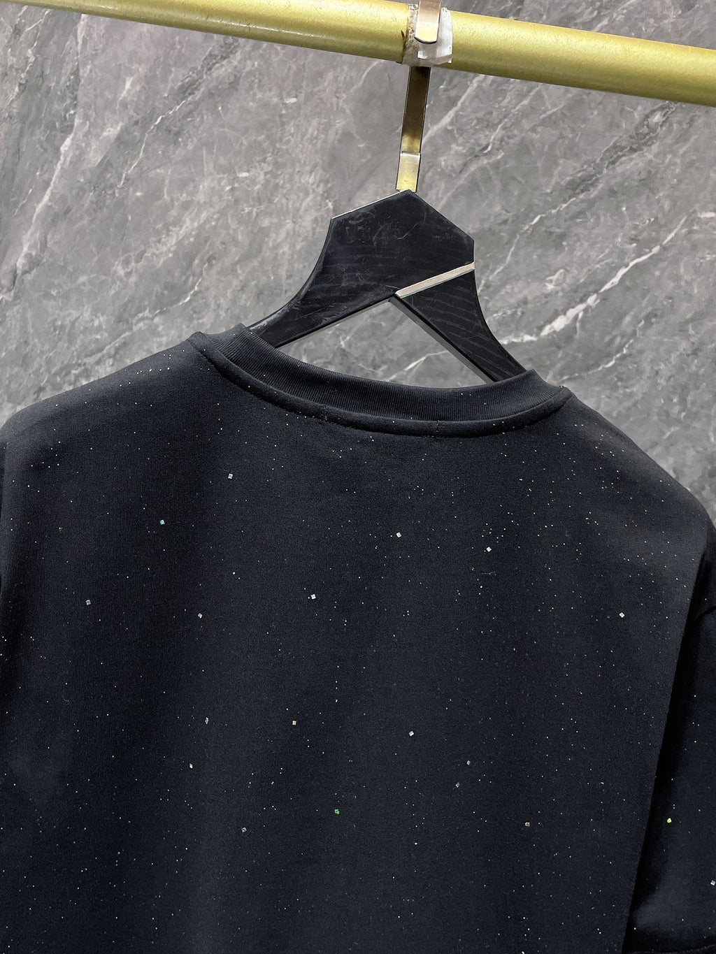 Chrome Hearts Rhinestone Embroidered Horseshoe Tee