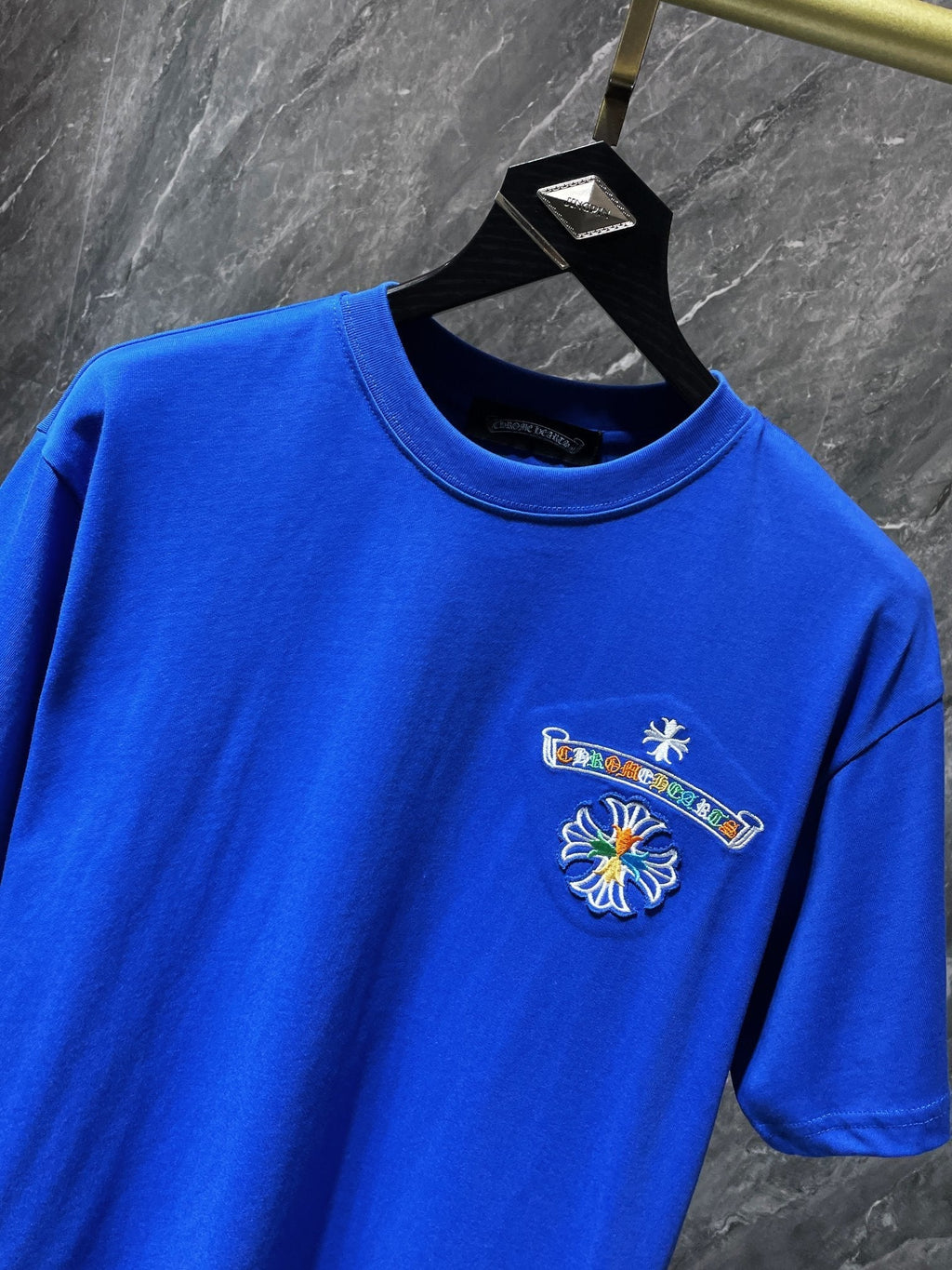 Chrome Hearts Multicolor Horseshoe Embroidered Tee