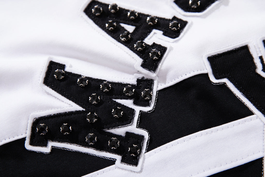 MAJESTIK - COLLARD ZIP UP T-SHIRT