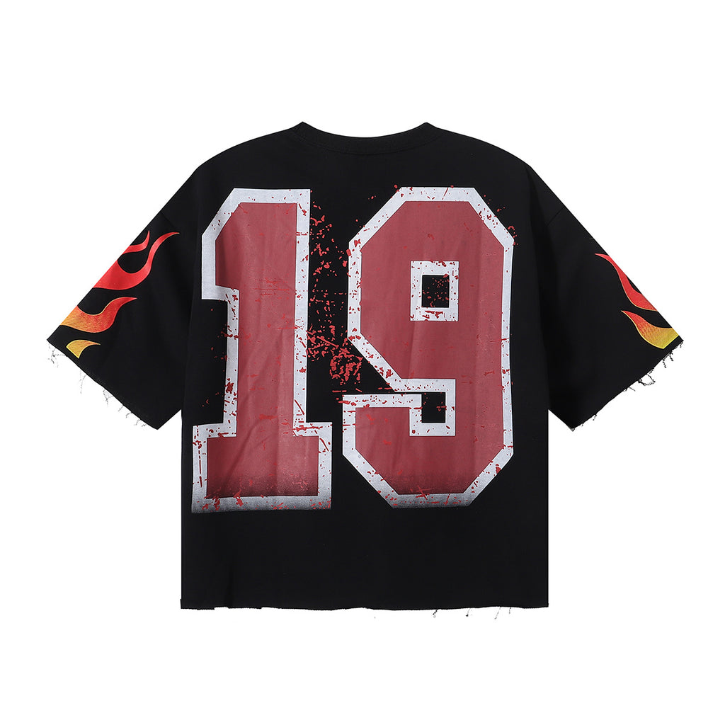 BKYS Waves F-Terry Cropped T-Shirt