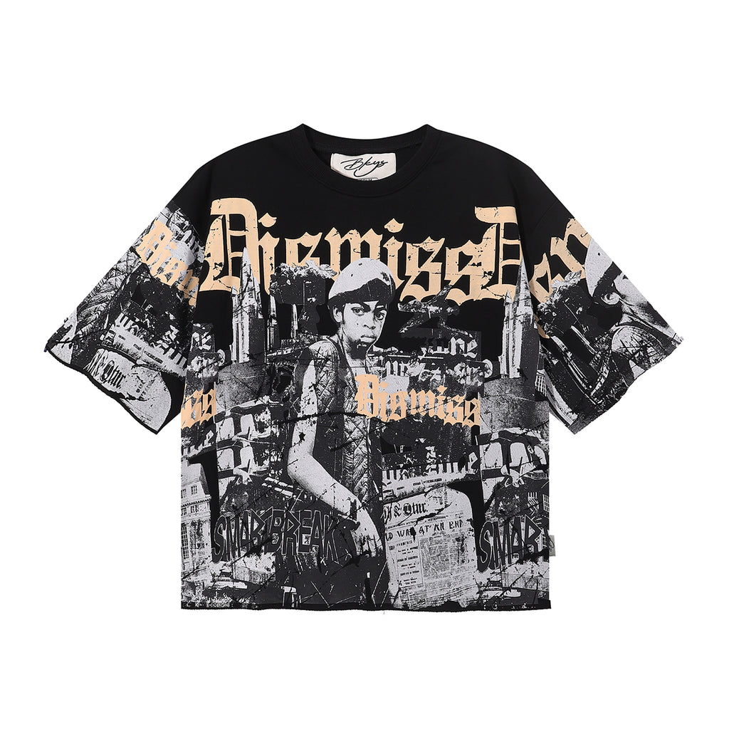 BKYS Dismiss F-Terry Cropped T-Shirt