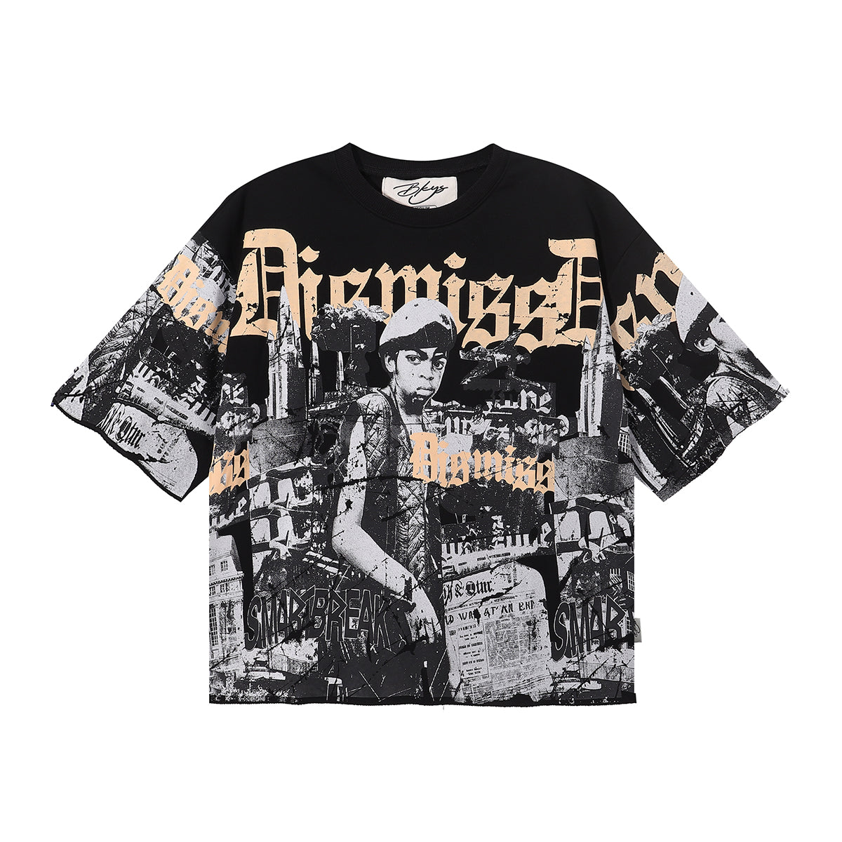 BKYS Dismiss F-Terry Cropped T-Shirt