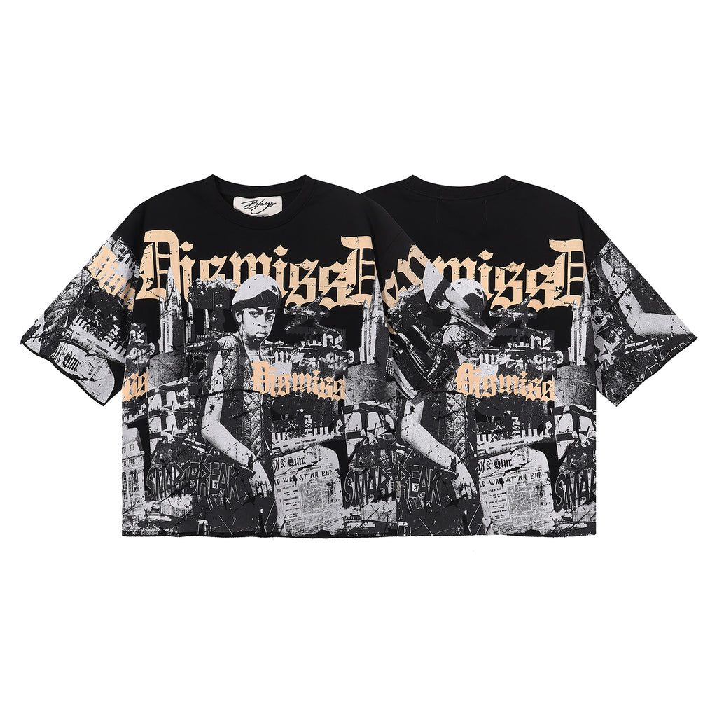BKYS Dismiss F-Terry Cropped T-Shirt
