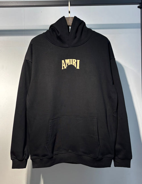 Amiri MA Logo Hoodie – Black/Gold
