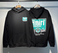 Amiri Lounge Hoodie Black – Front and Back View