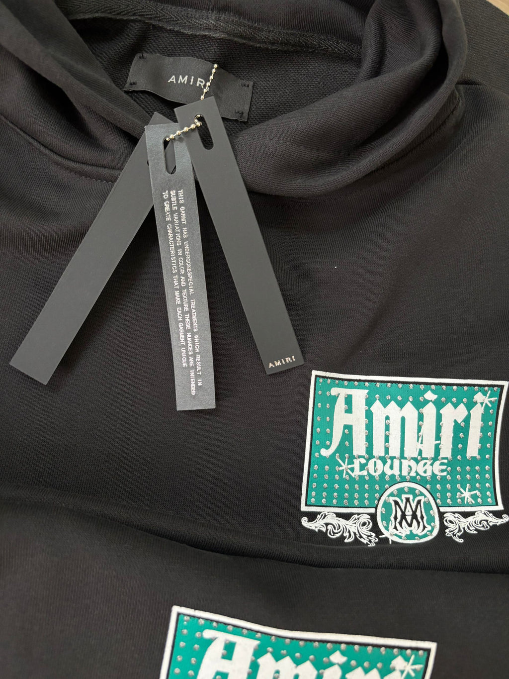 Amiri Lounge Hoodie – Black
