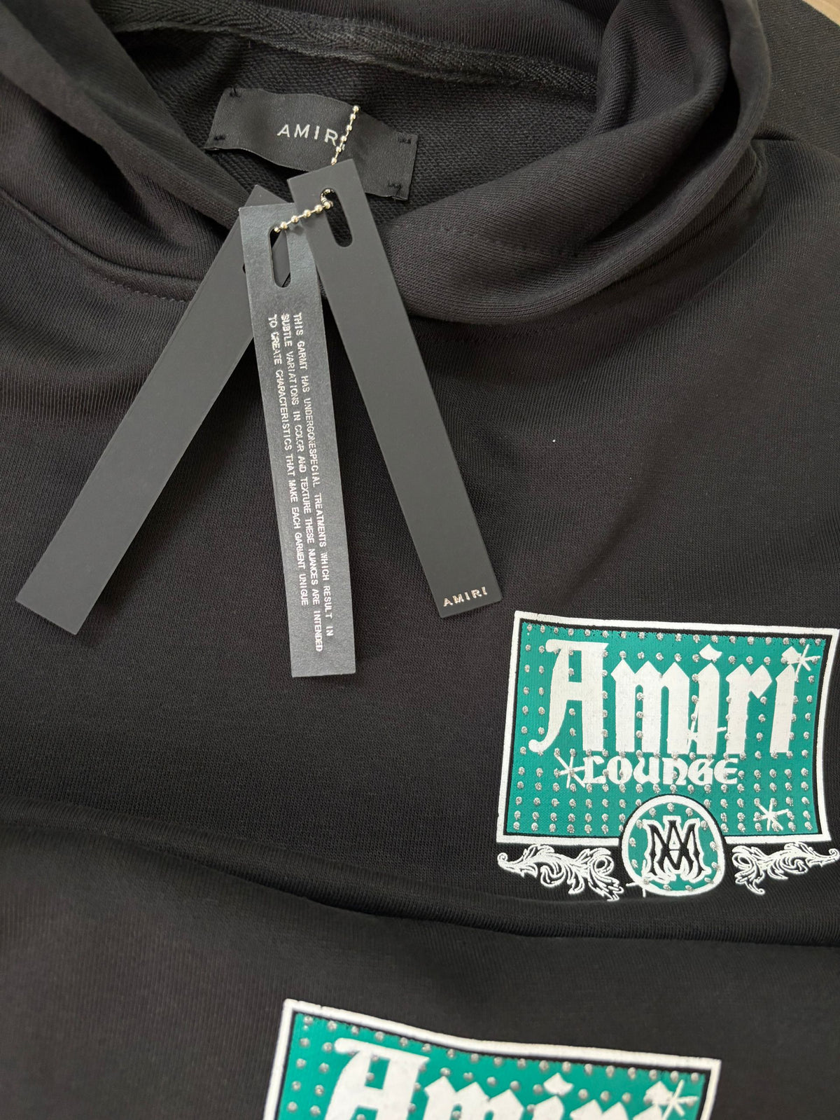 Amiri Lounge Hoodie – Black