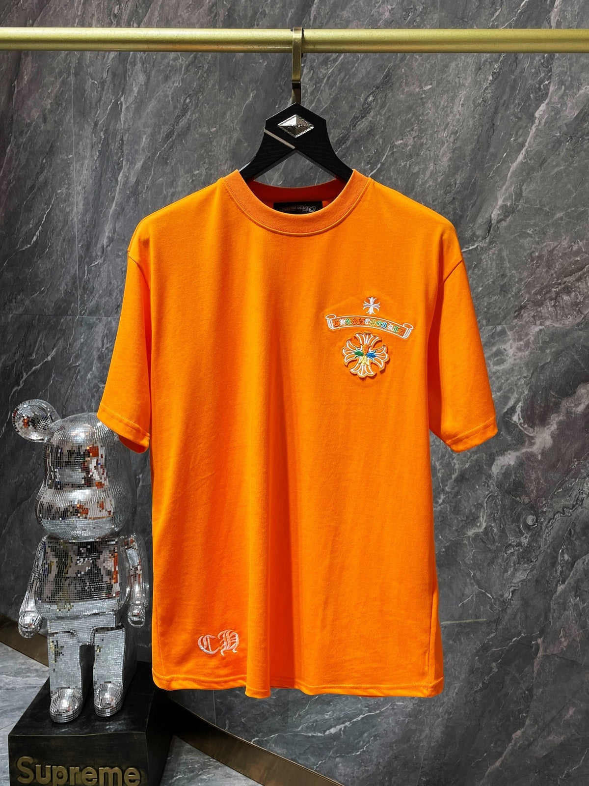 Chrome Hearts Multicolor Horseshoe Embroidered Tee