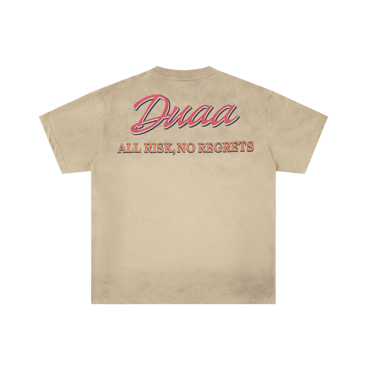 DUAA T‑Shirt — “All Risk, No Regrets” Graphic Tee