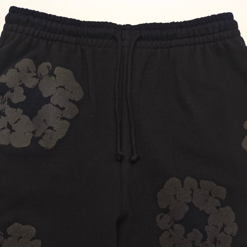 Denim Tears Cotton Wreath Sweatpants Black - Back
