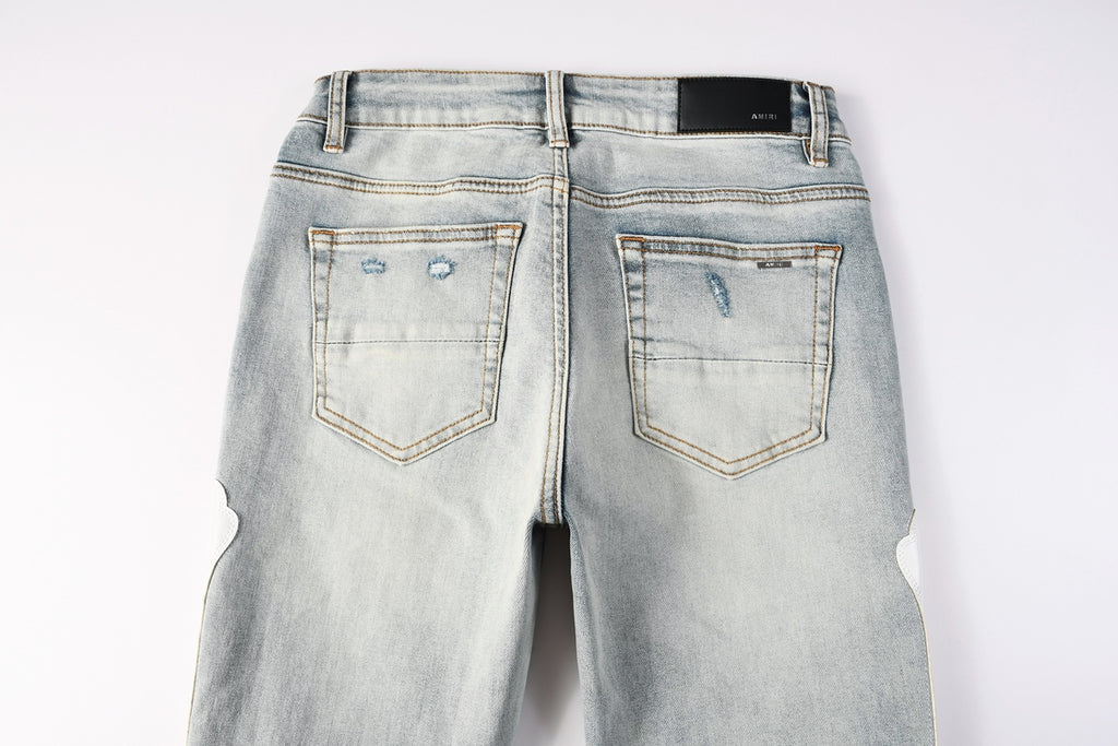 Amiri MX1 Crystal Jeans – Back waistband detail