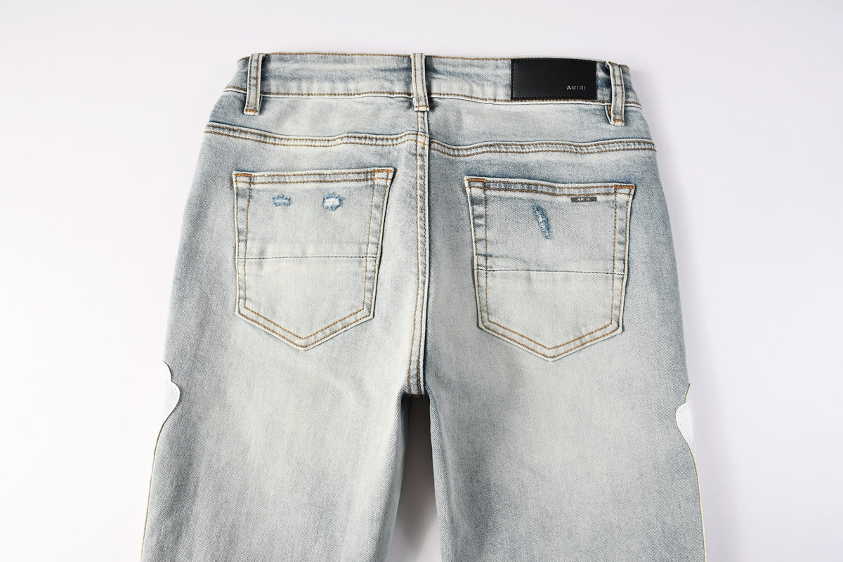 Amiri MX1 Crystal Jeans – Back waistband detail