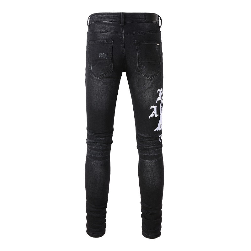 AMIRI black jeans front view