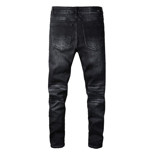 Amiri Paint Drip Jeans Black – Paint Drip Detail