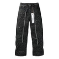 Purple Brand Galaxy Crystal Wide-Leg Jeans - Back view