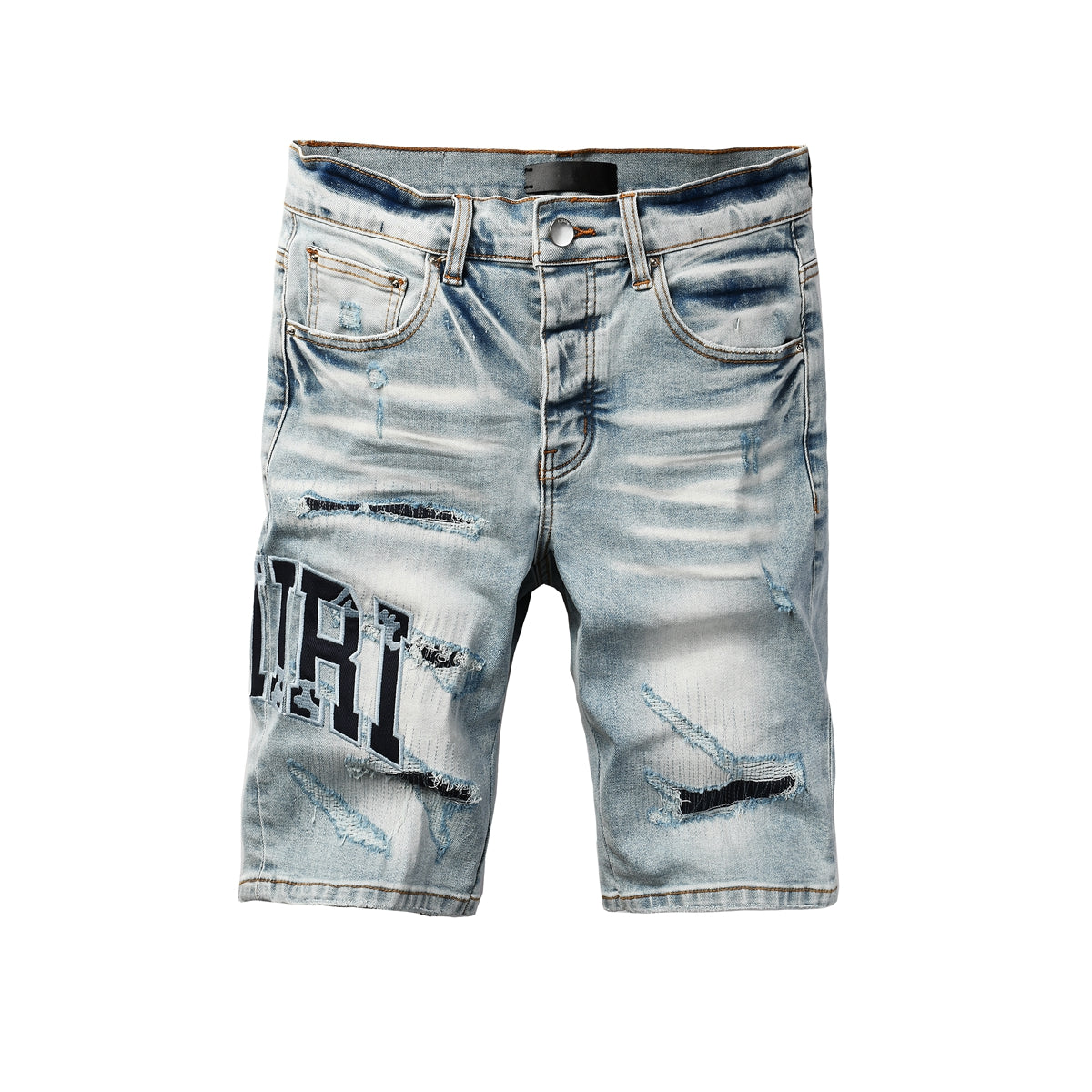 Chrome Hearts x Levi's Cross Patch Flare Jeans - Detail Close Up
