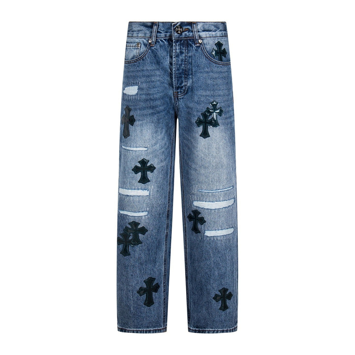 Chrome Hearts x Levi's Cross Patch Jeans - Back view