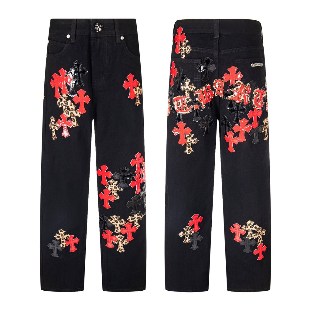 Gallery Dept x Chrome Hearts Black Graffiti Jeans
