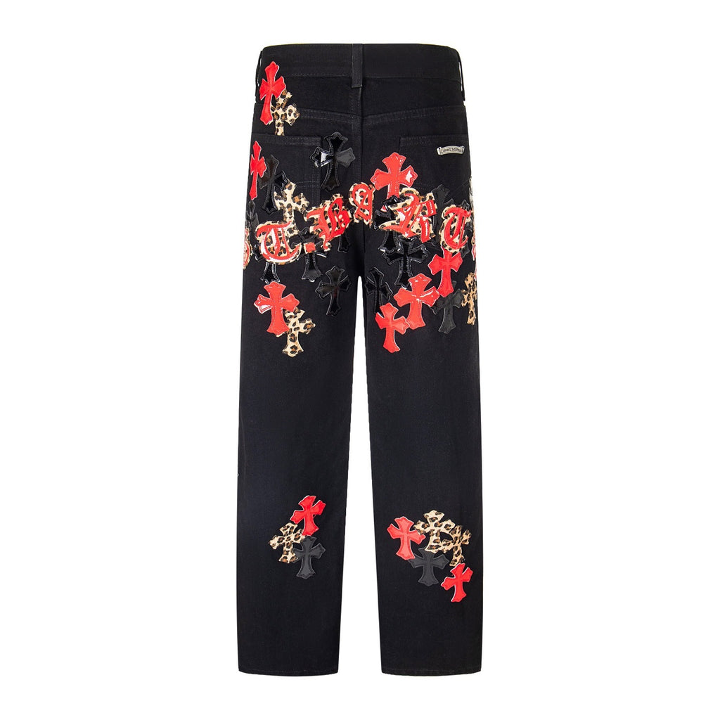 Gallery Dept x Chrome Hearts Black Graffiti Jeans