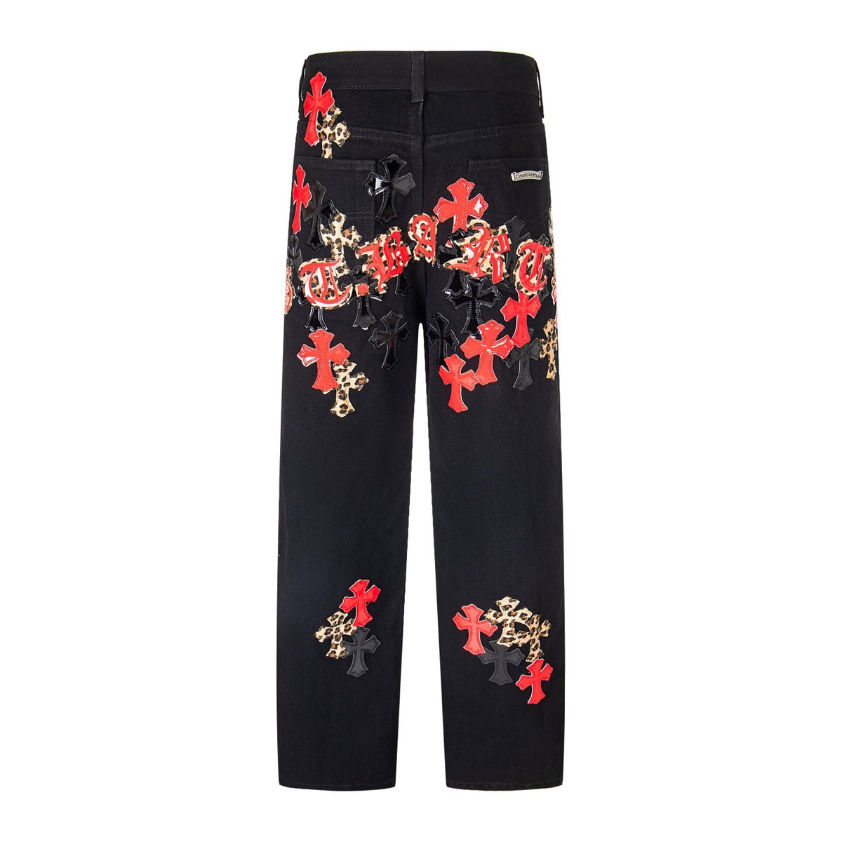 Gallery Dept x Chrome Hearts Black Graffiti Jeans