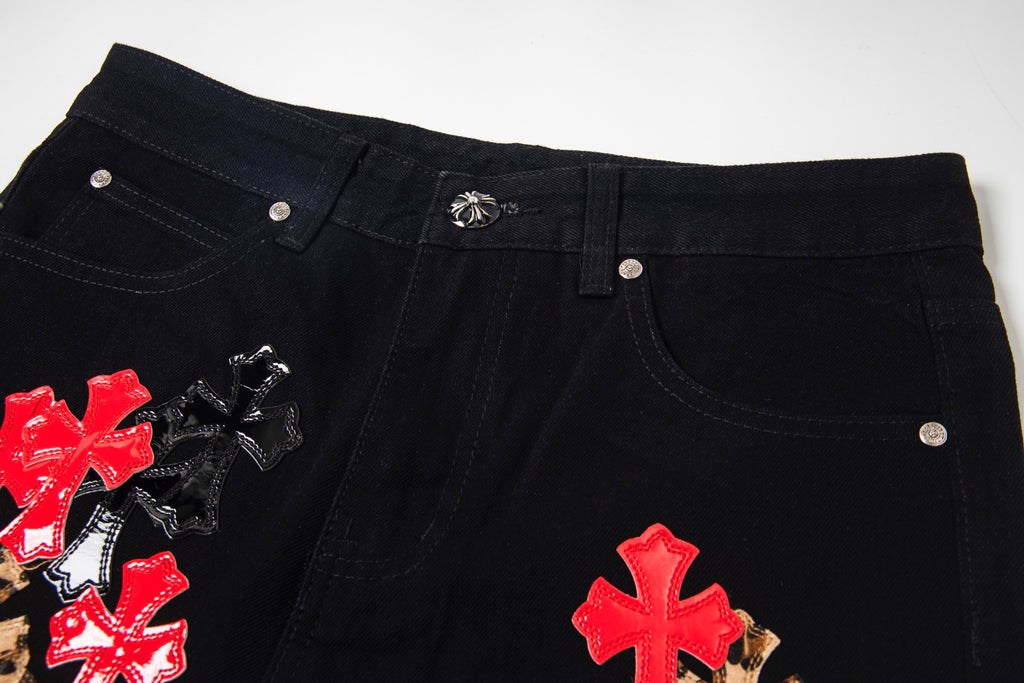 Gallery Dept x Chrome Hearts Black Graffiti Jeans