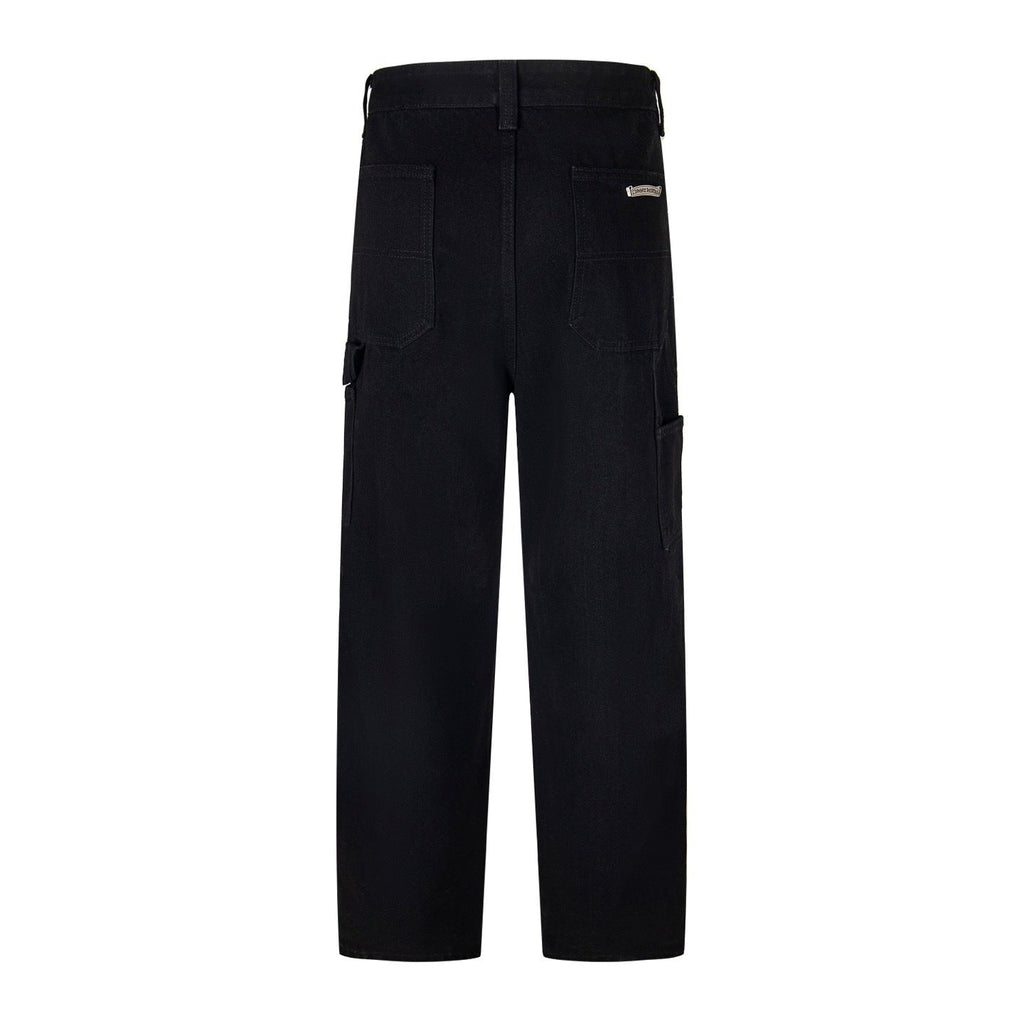 Chrome Hearts x Space Records Graffiti Carpenter Pants - Back view