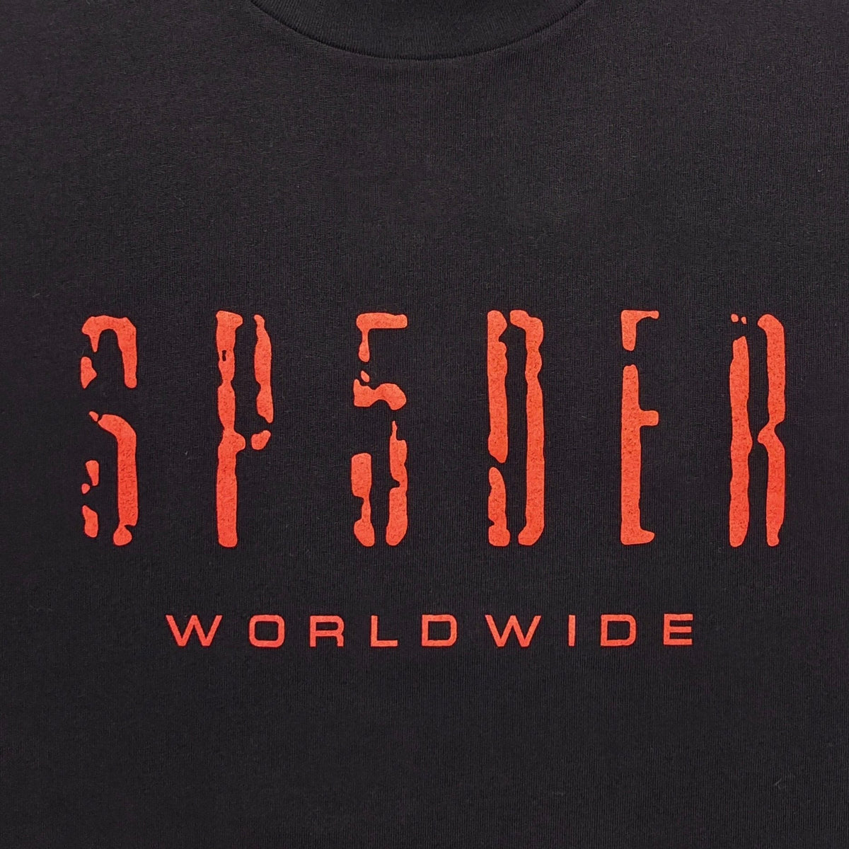 Sp5der Worldwide T-Shirt Black Red - Back