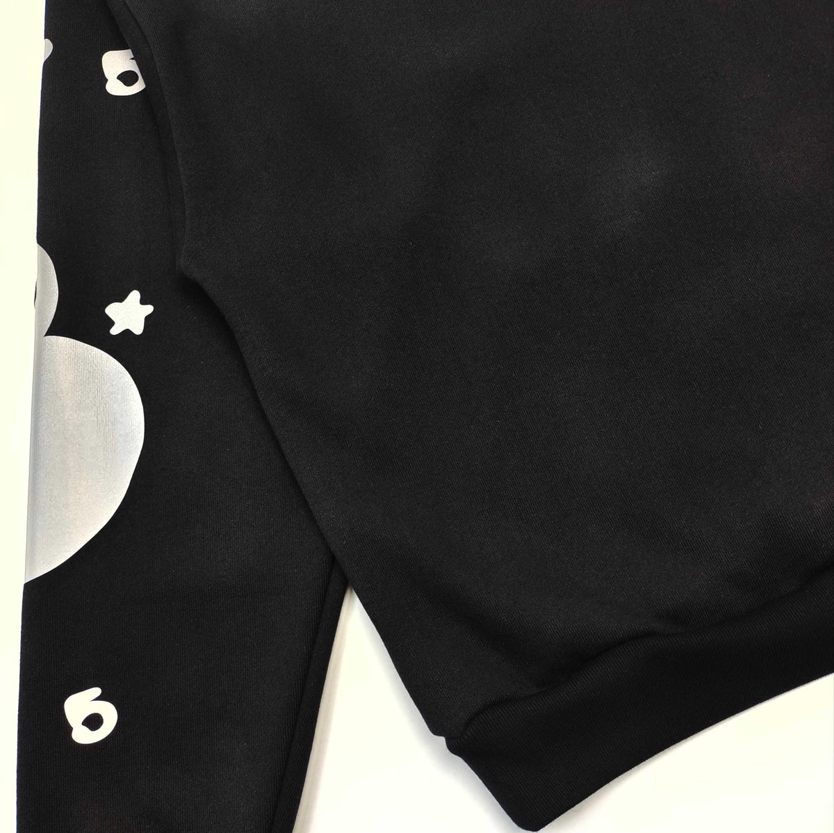 Sp5der Star Hoodie Black - Front