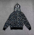 BAPE Shark Full-Zip Hoodie – Black Dot Camo