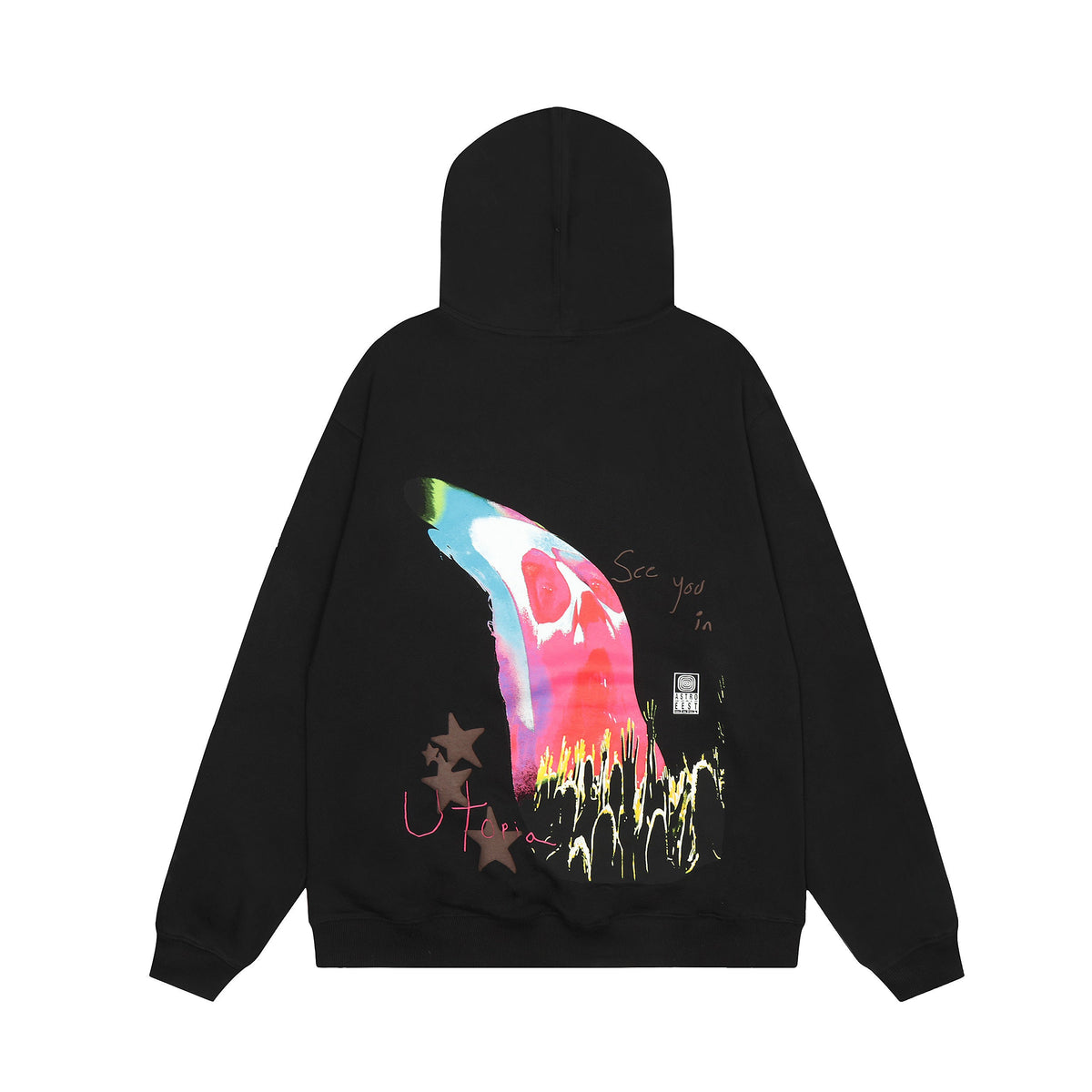 Travis Scott Astroworld Fest '21 Hoodie - Front graphic