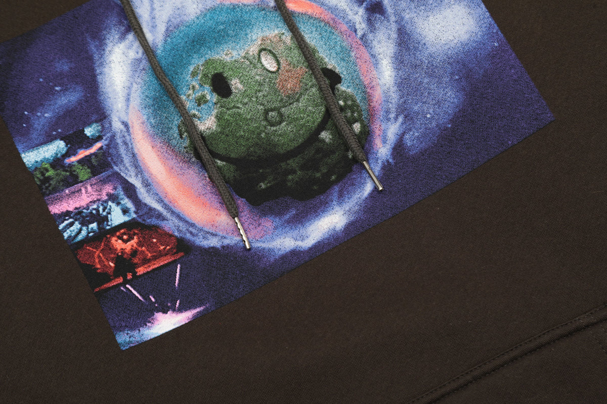 Travis Scott Astronomical Hoodie - Front graphic detail