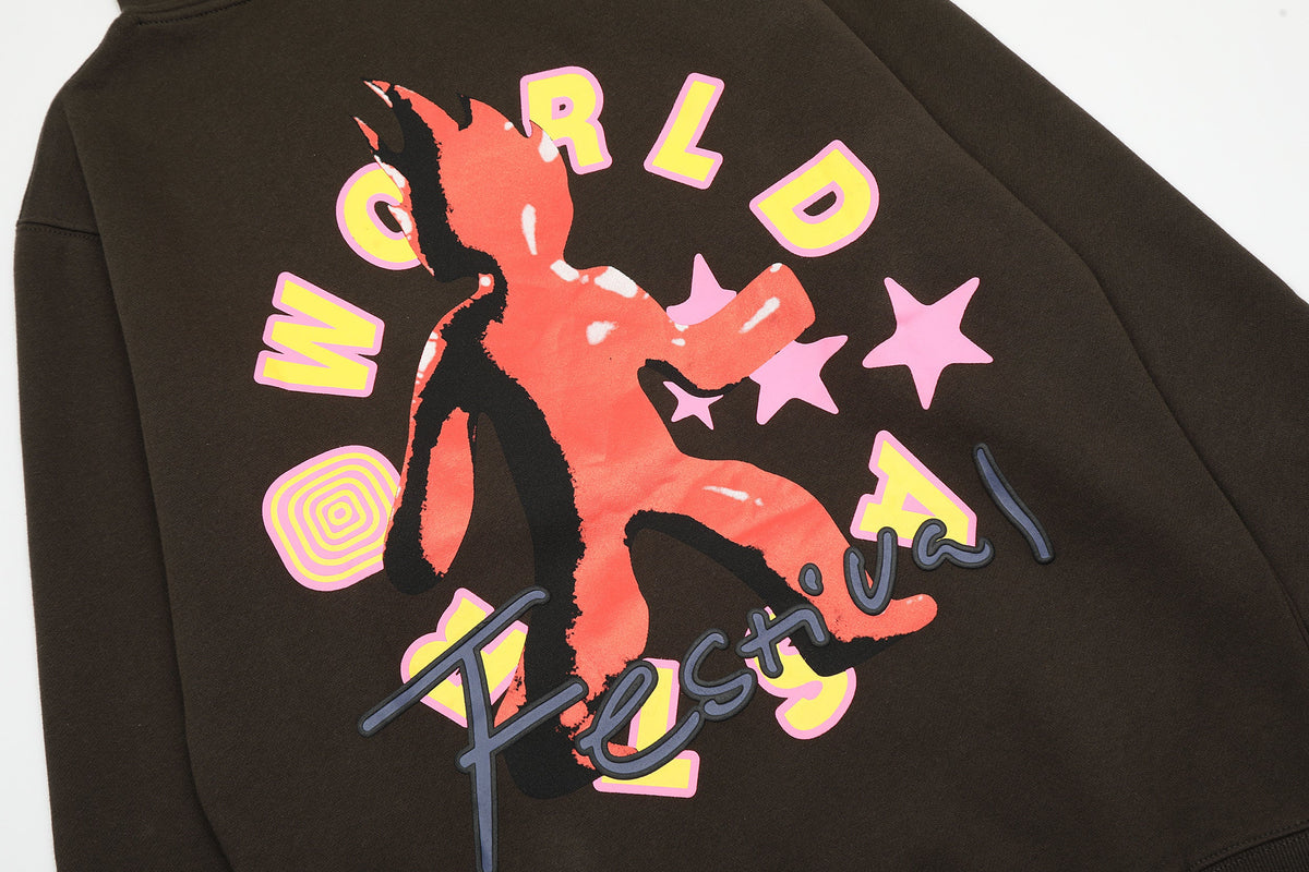 World Festival back print close-up