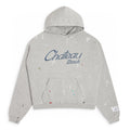 Chateau Ranch Painted Hoodie - Horseshoe logo detail