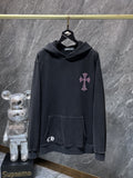 Chrome Hearts Rhinestone Cross Hoodie - back view